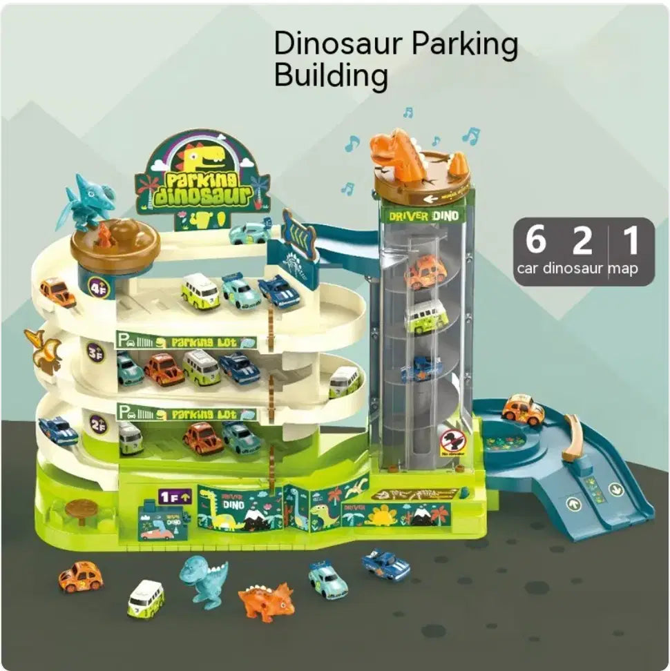 Children's Adventure Train Set Toy for Car Entrance